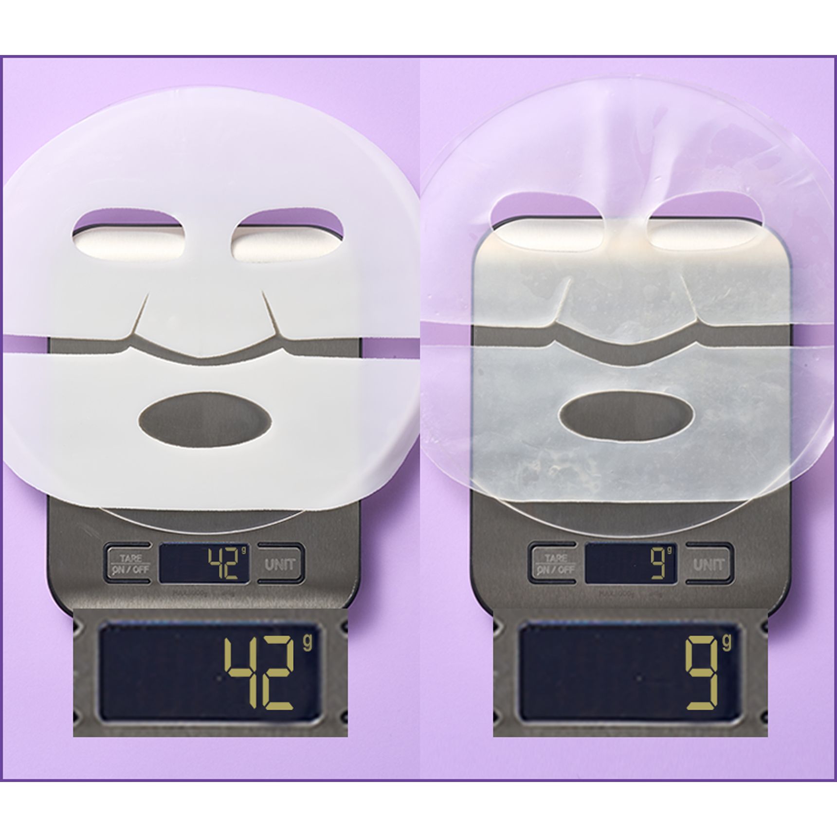 Skinego Super Glow Collagen Hydrogel Mask 4 Count - Deep Hydration Radiant Glow