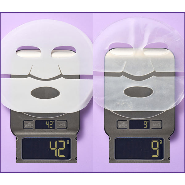 Skinego Super Glow Collagen Hydrogel Mask 4 Count - Deep Hydration Radiant Glow