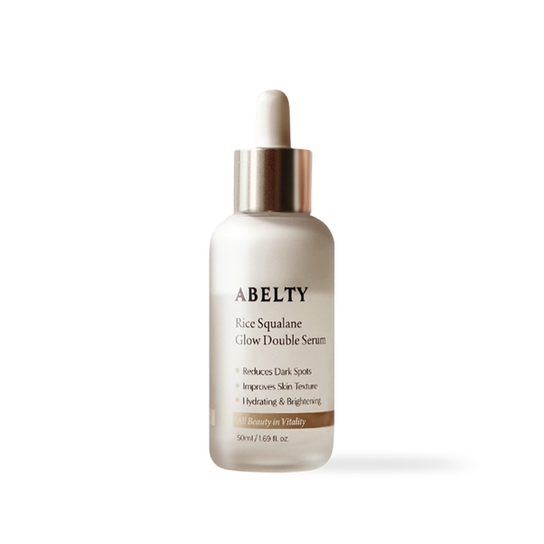 Abelty Rice Squalane Glow Double Serum 50ml – Brightening Glow