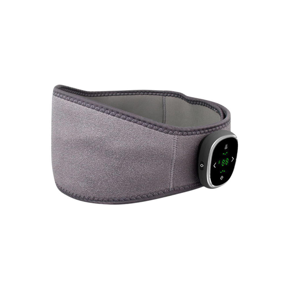 EMS Heat-Compress Waist Massager – 16-Level Pulse Therapy Belt for Back Pain Relief