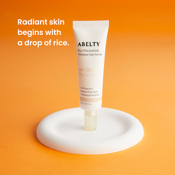 Abelty Rice Squalane Sun Serum 50ml – Radiant Glow Hydration