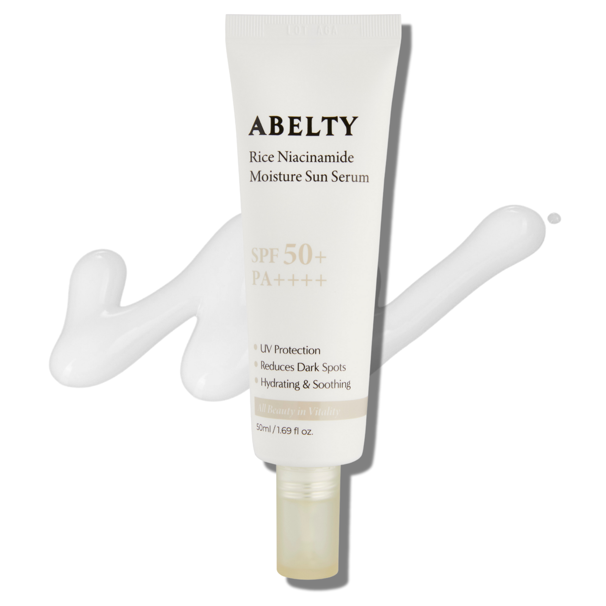 Abelty Rice Squalane Sun Serum 50ml – Radiant Glow Hydration