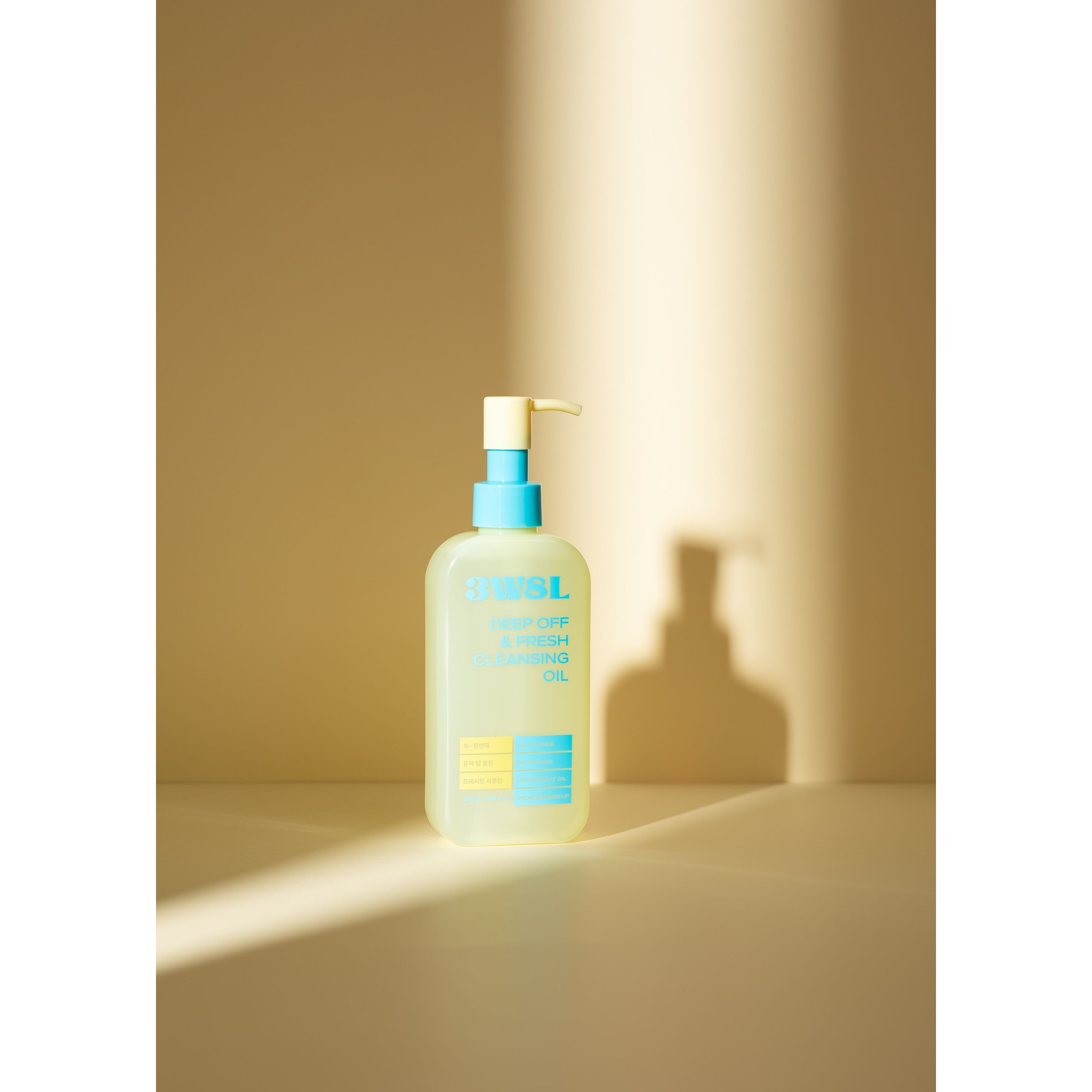 3W8L Deep Off Cleansing Oil 205ml - Sunscreen Removal Hydration