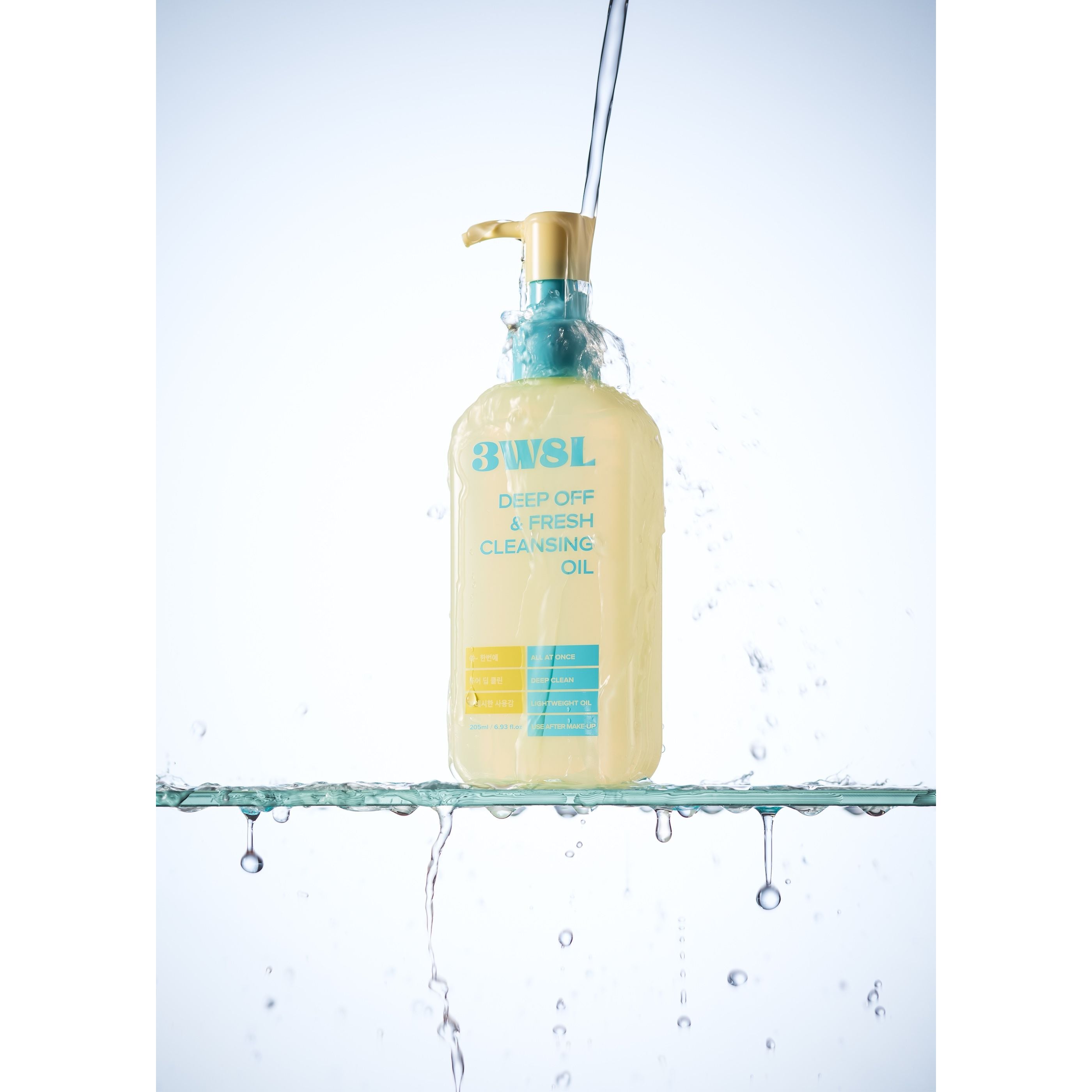 3W8L Deep Off Cleansing Oil 205ml - Sunscreen Removal Hydration