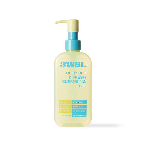 3W8L Deep Off Cleansing Oil 205ml - Sunscreen Removal Hydration