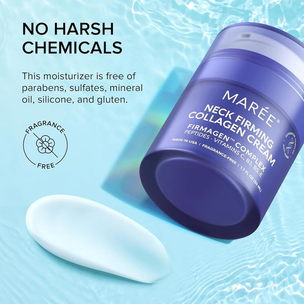 MAREE Neck Firming Collagen Cream – 50ml | Advanced Neck & Face Moisturizer
