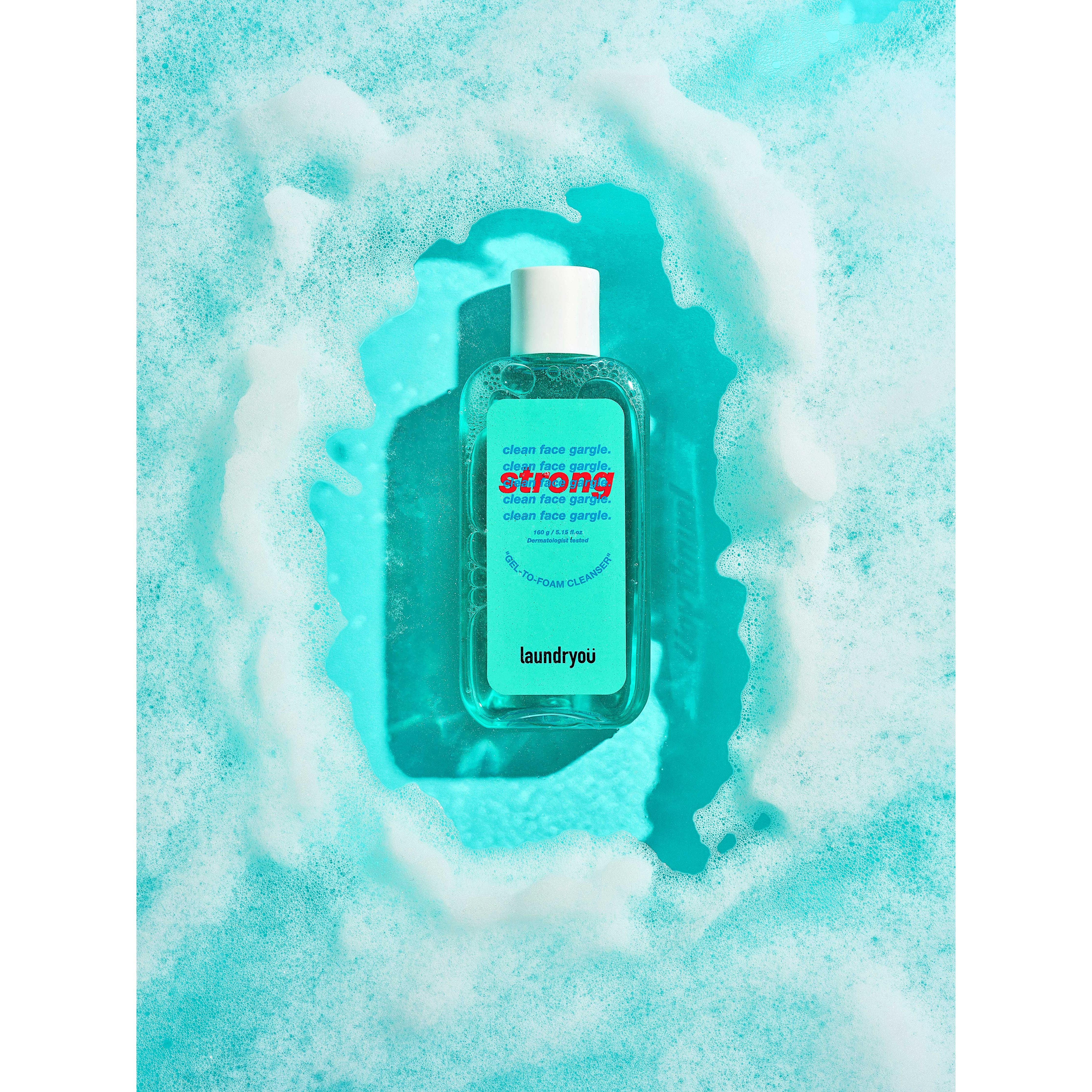 Laundryou Clean Gargle Gel-To-Foam Cleanser 160 g – Fresh Glow