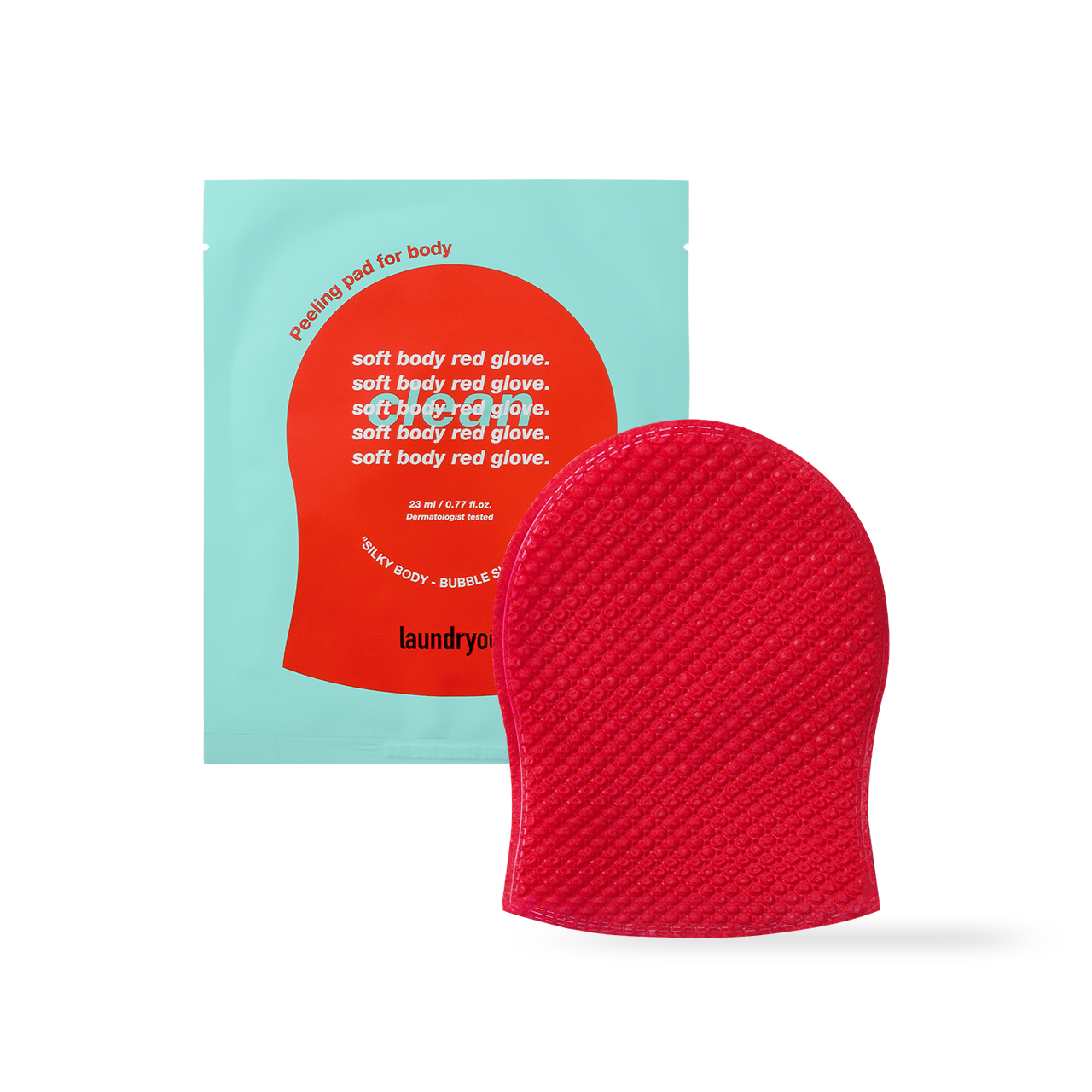 Laundryou Soft Body Glove Clean 23ml x 5 Count – Gentle Exfoliation & Clean Skin
