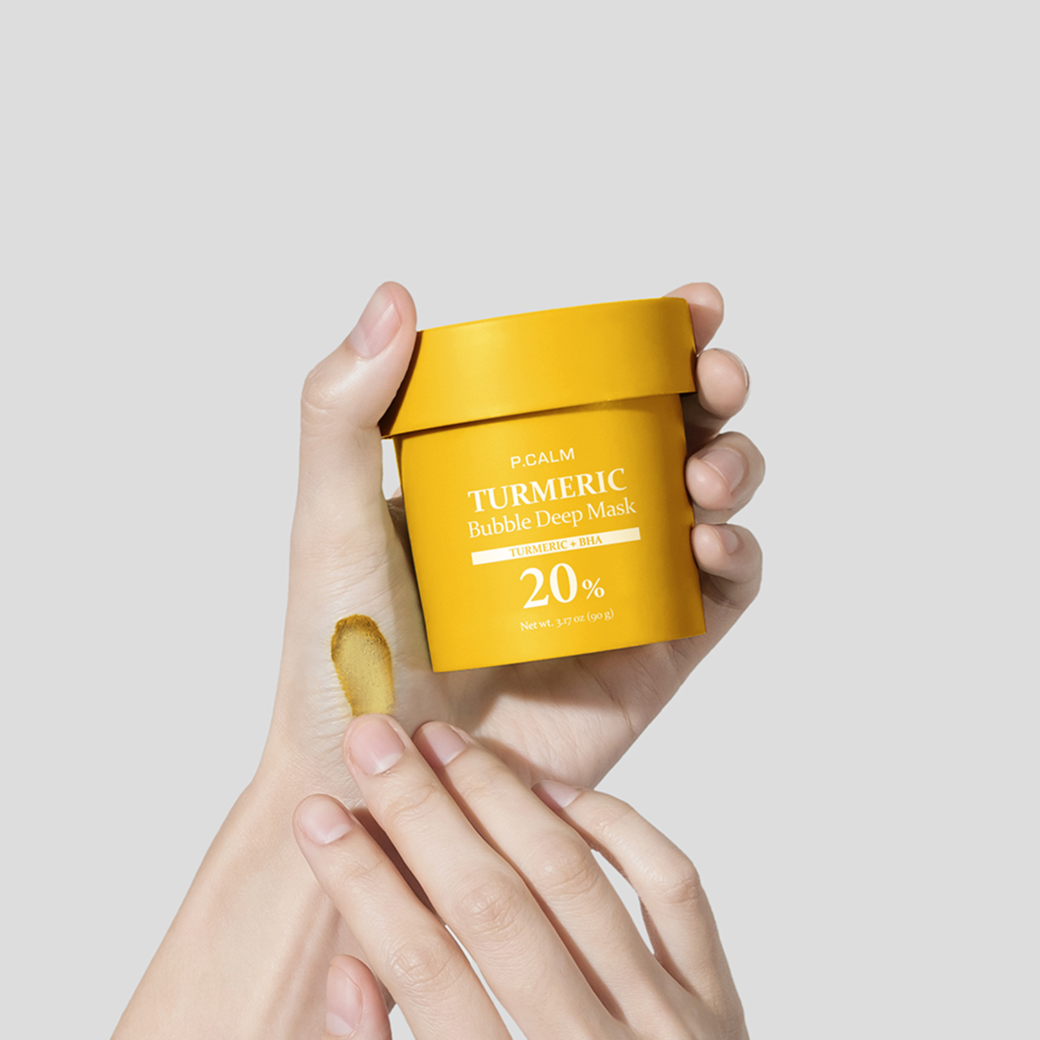 P.CALM Turmeric Bubble Deep Mask 90g – Calms Irritated Skin