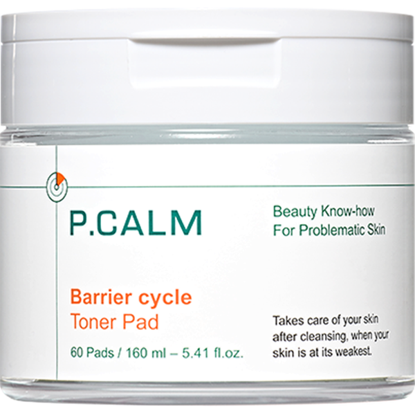 P.CALM Barrier Cycle Toner Pad 160ml – Soothes Sensitive Skin
