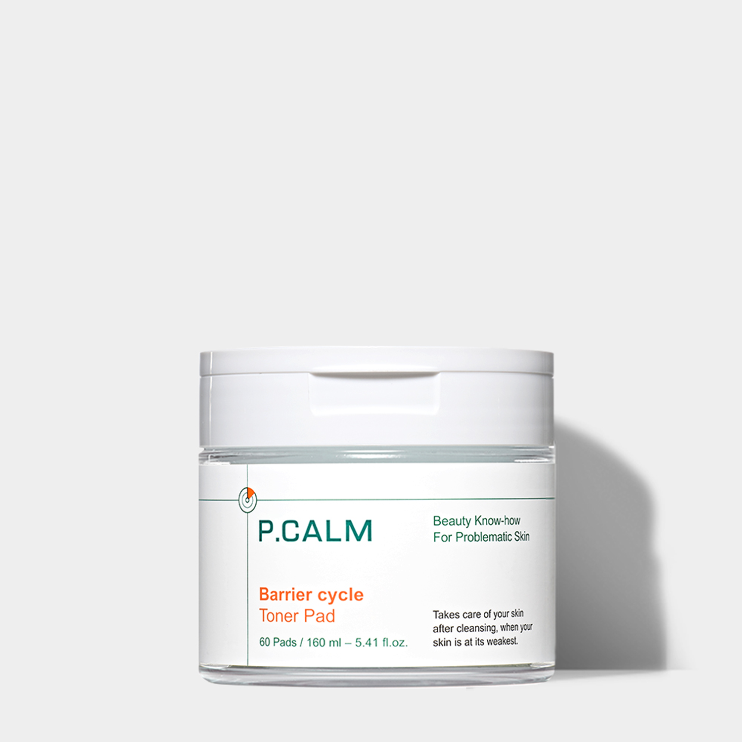 P.CALM Barrier Cycle Toner Pad 160ml – Soothes Sensitive Skin