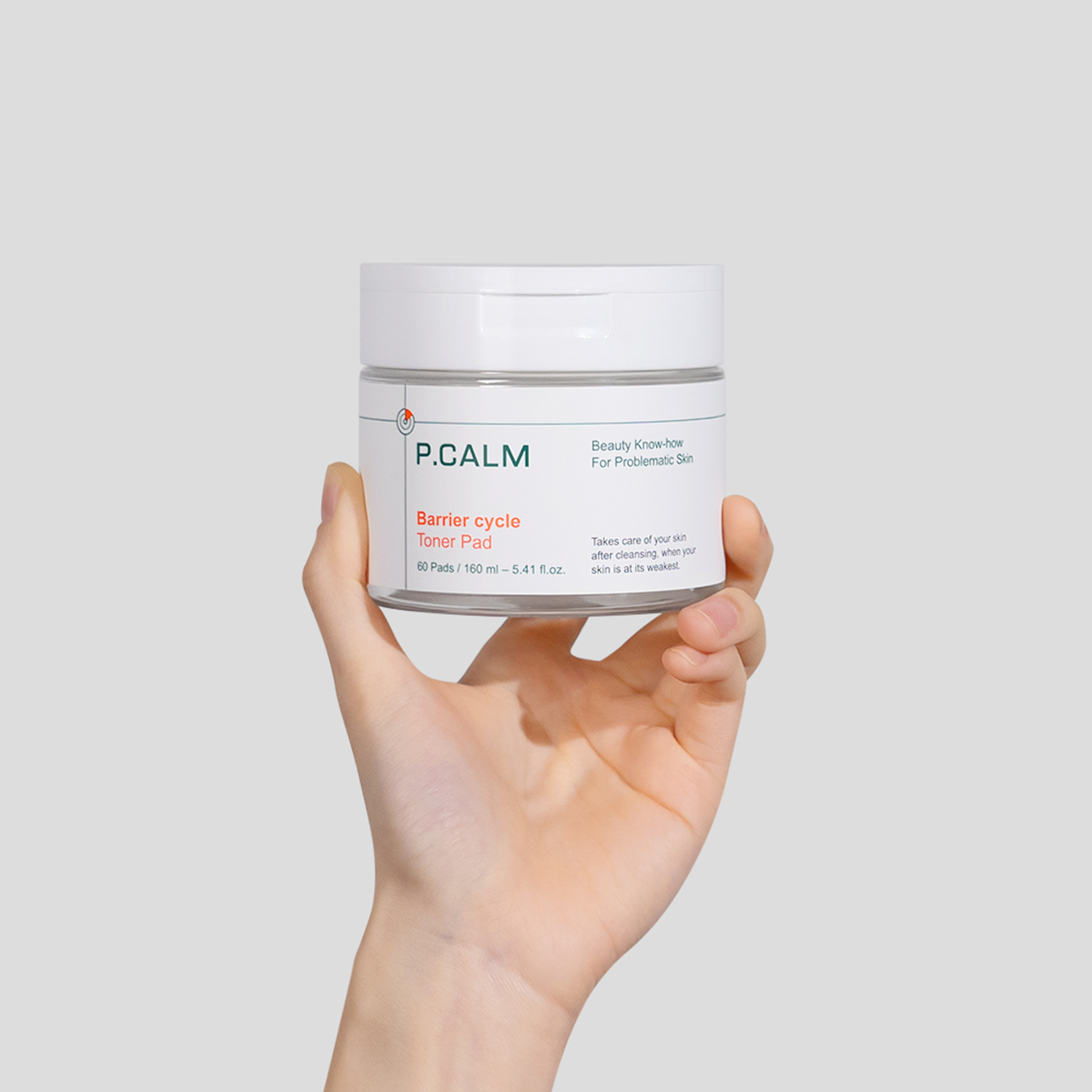 P.CALM Barrier Cycle Toner Pad 160ml – Soothes Sensitive Skin