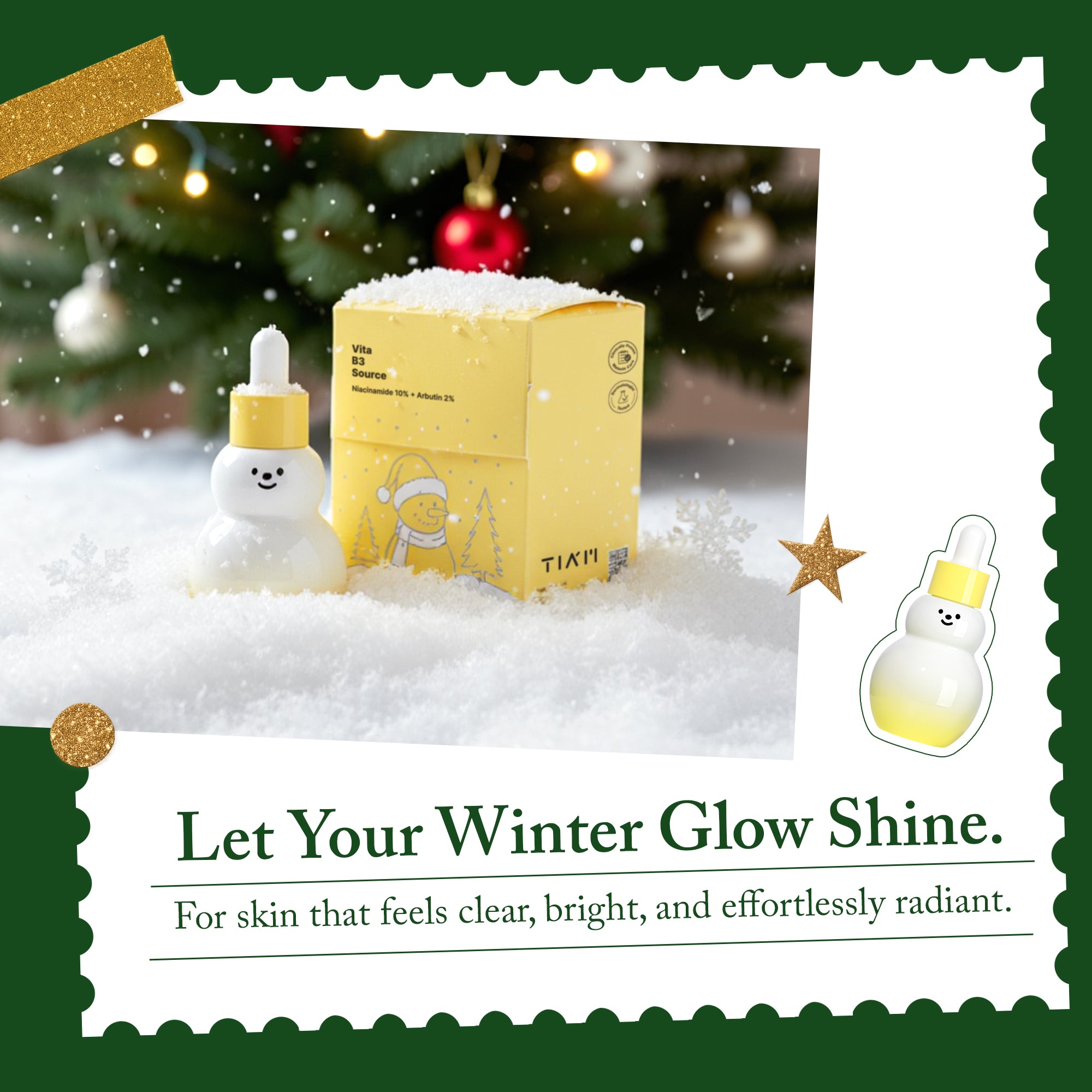 TIAM Vita B3 Source (Snowman) 40ml - Brightening Clearer Skin