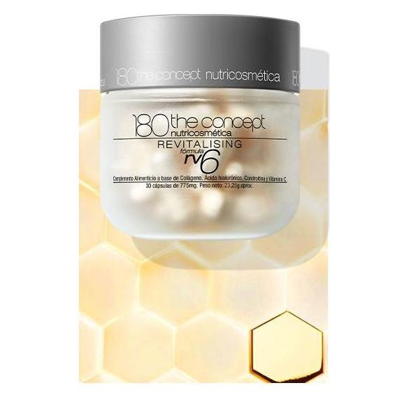 180 THE CONCEPT Nutricosmetica Formula H6 Anti - gravity Capsules - Glam Global UK