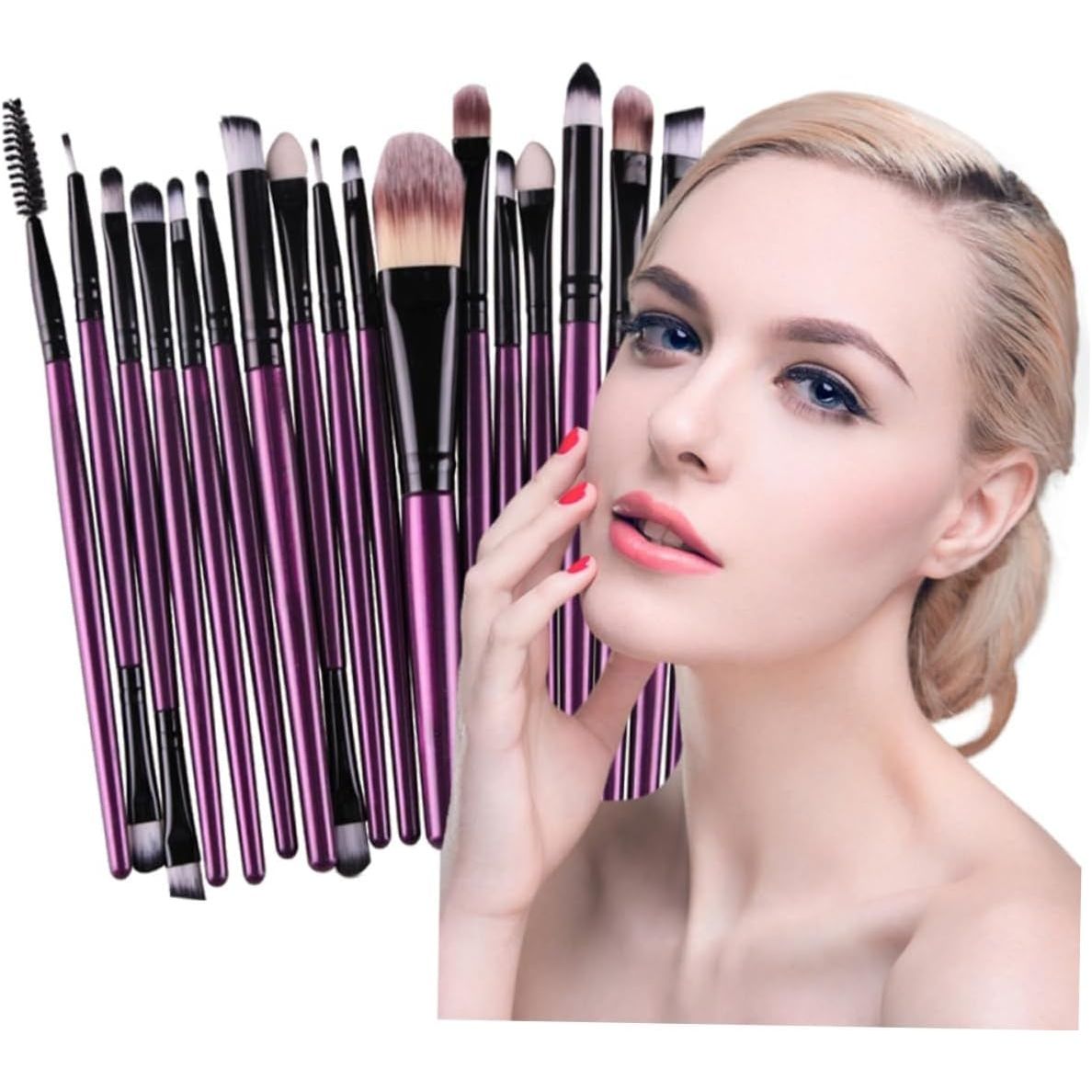 DOITOOL Professional Eye Makeup Brush Set -  20 pcs