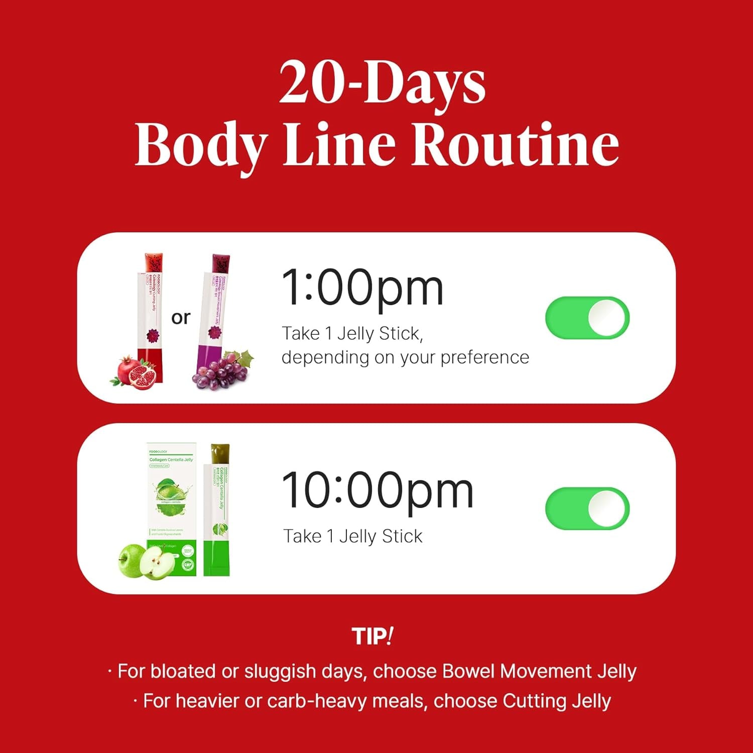 Stick Jelly Trio: Cutting Jelly & Bowel Movement Jelly & Collagen Jelly, Dietary Fiber Supplement Set, for Weight Management, Boosting Metabolism & Promoting Regularity, Travel Essential