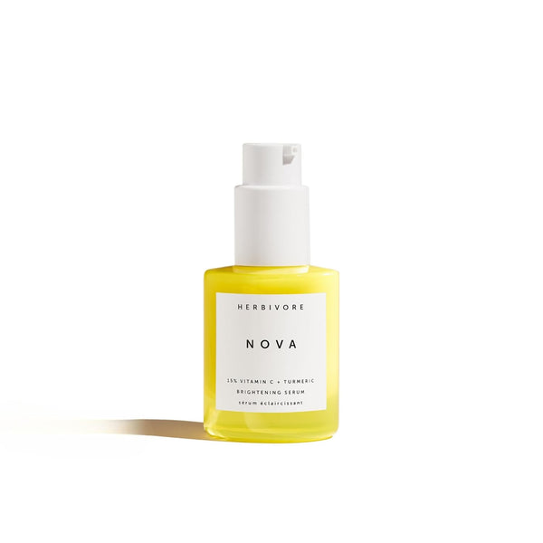 HERBIVORE Nova Brightening Serum – 30ml | Vitamin C + Turmeric for Radiant, Even-Toned Skin