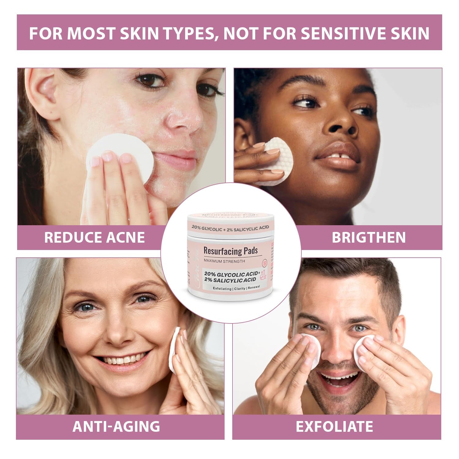 Care me Resurfacing Pads - 50 Pads