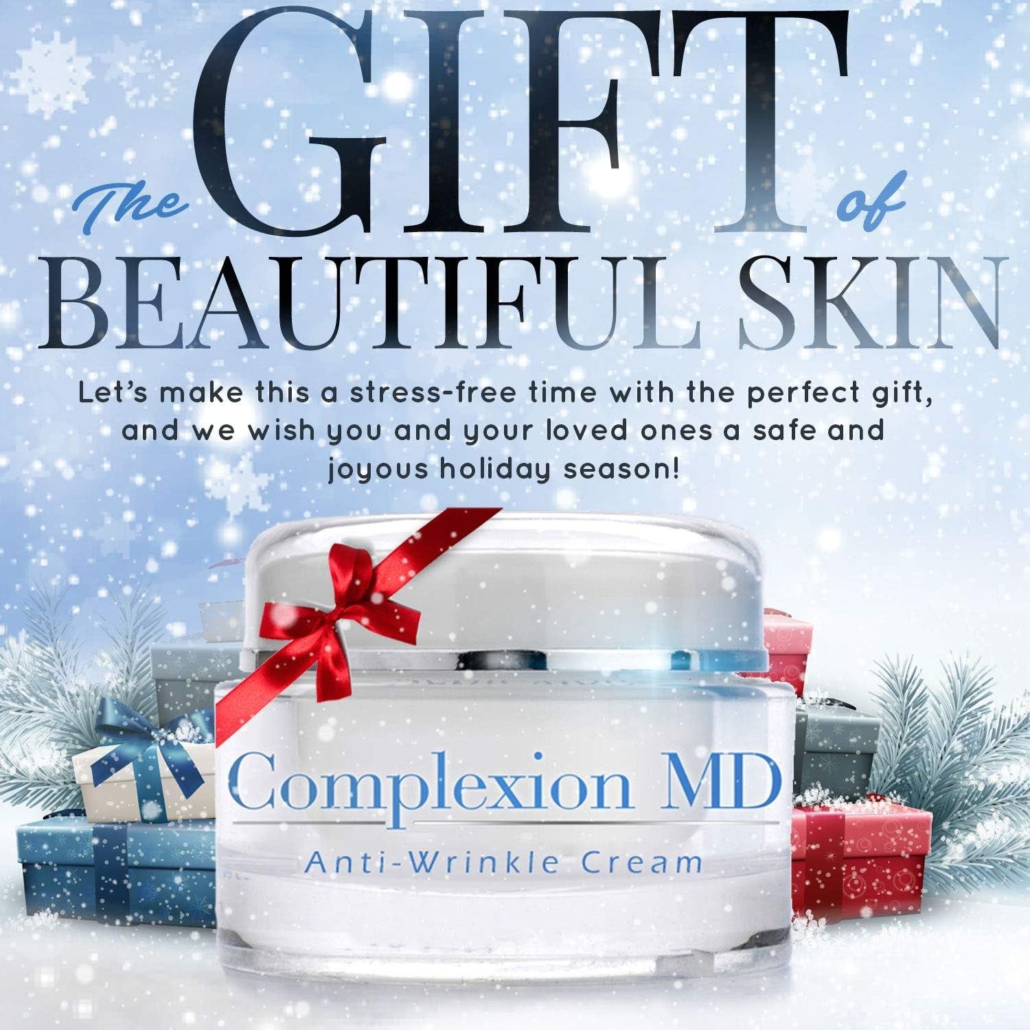 Complexion MD Anti-Wrinkle Cream – 29.5ml | Powerful Anti-Aging, Peptide-Infused Moisturizer