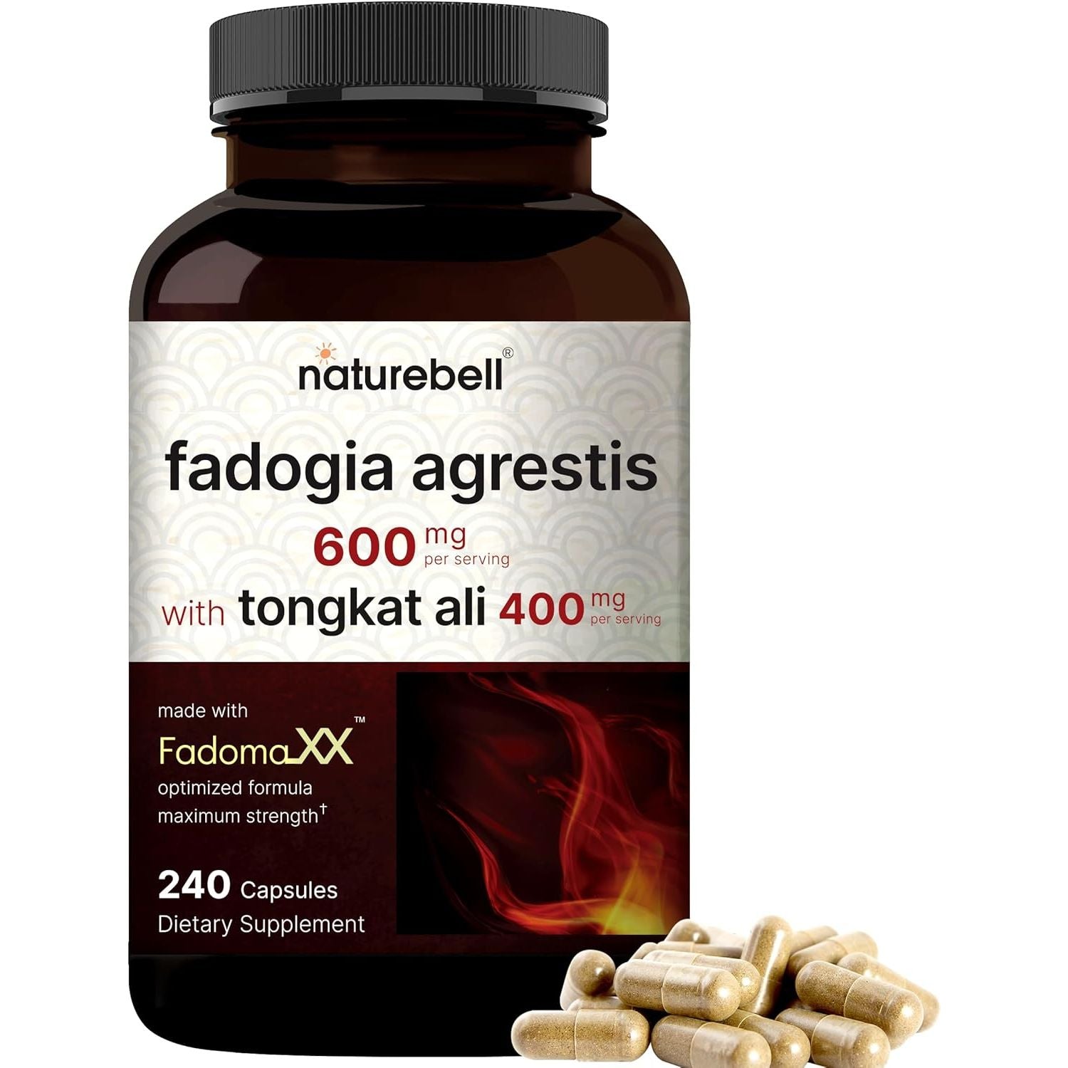 NatureBell Fadogia Agrestis - 240 Capsules
