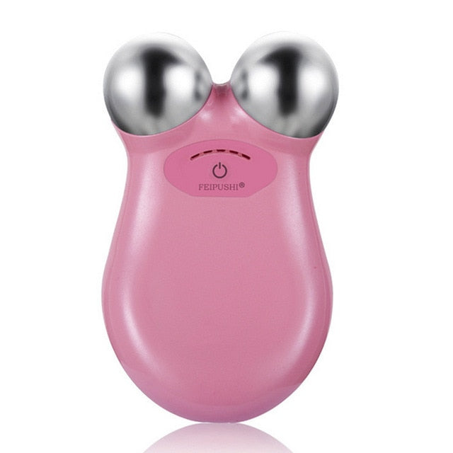 Mini Microcurrent Facial Massager – USB Rechargeable Wrinkle Remover & Skin Tightening Device for Anti-Aging, Puffiness & Dark Circles