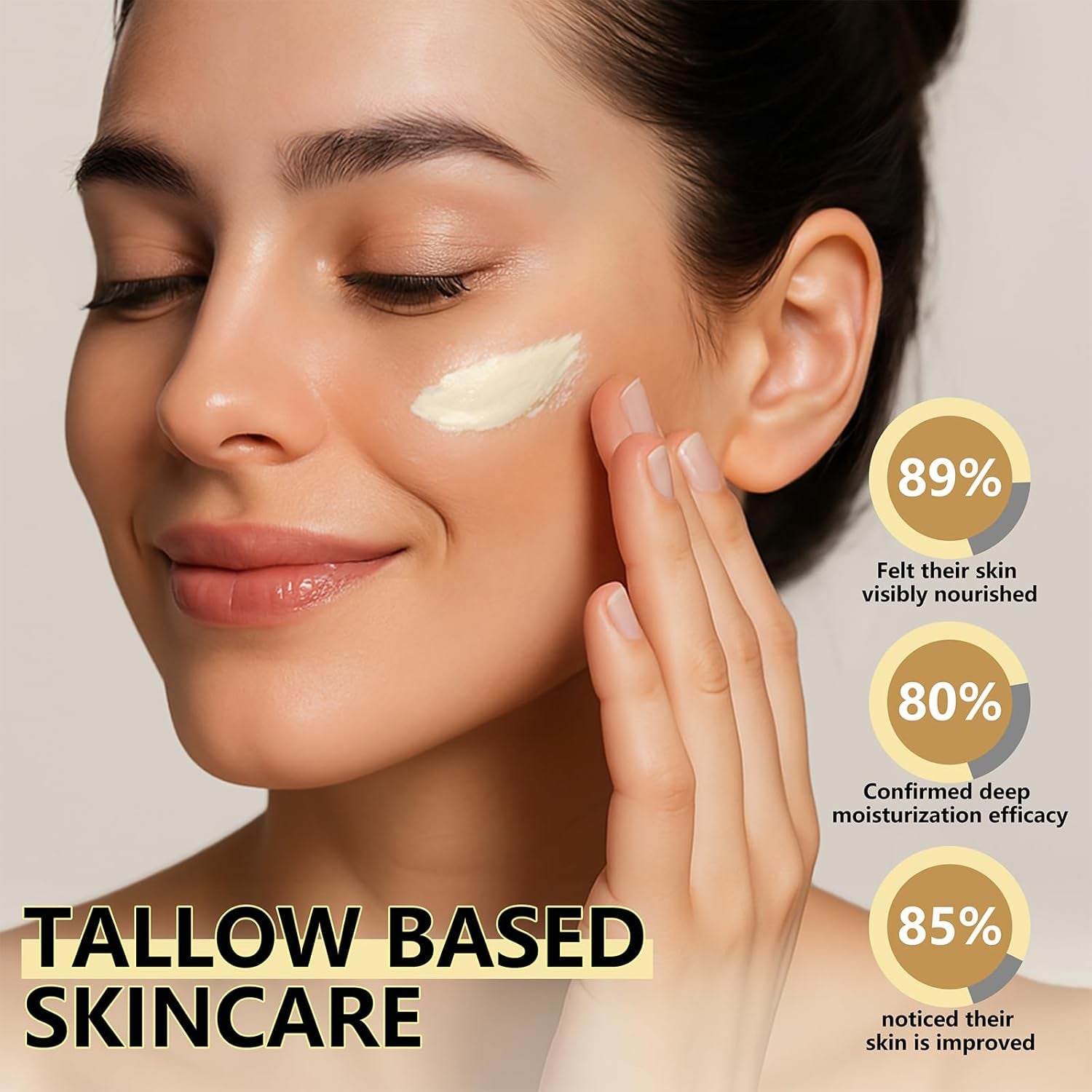 Taoscare Face & Body Moisturizer Tallow Balm – 91g | Nutrient-Rich Hydrating Skin Balm