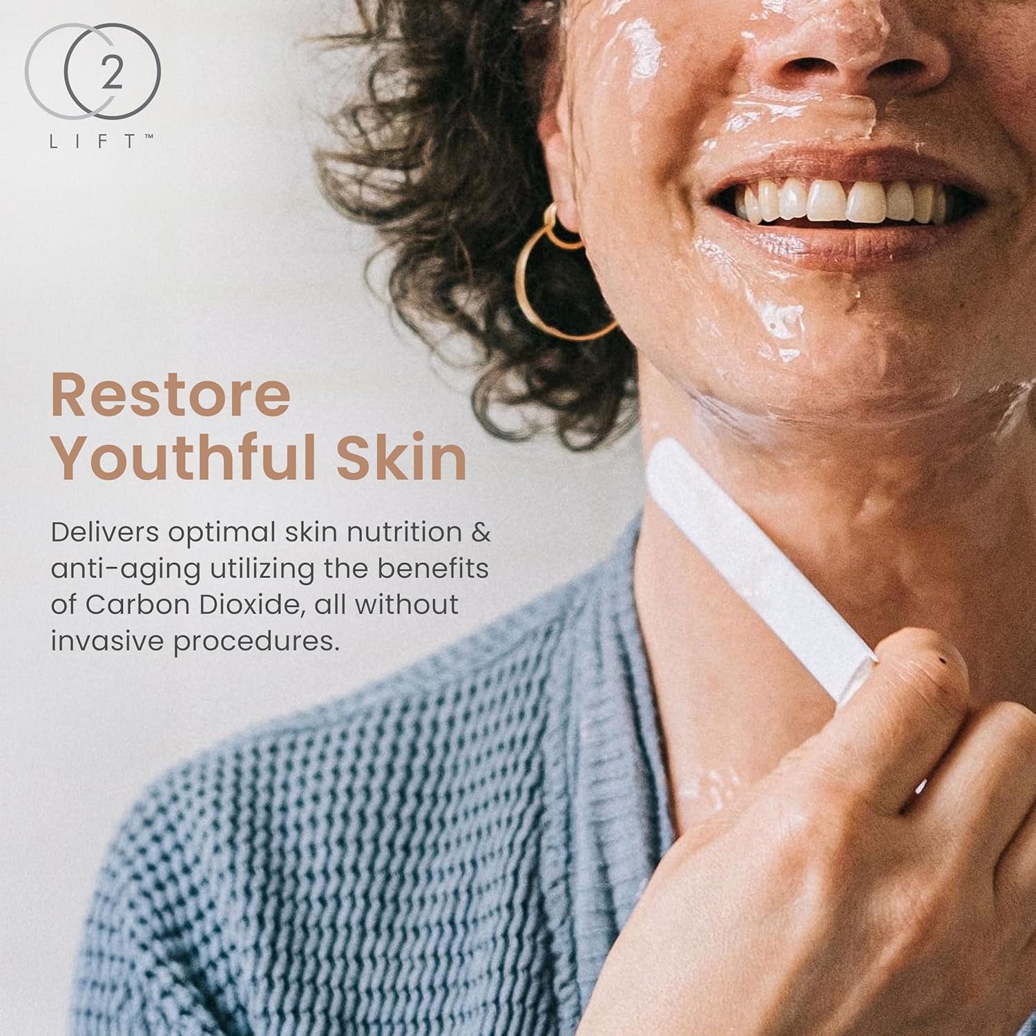 Carboxy Gel Treatment – 2-Pack CO2 Lifting Facial Mask for Puffy Eyes, Wrinkles, Dark Circles, Hydrating, Brightening, Tightening Anti-Aging Skincare