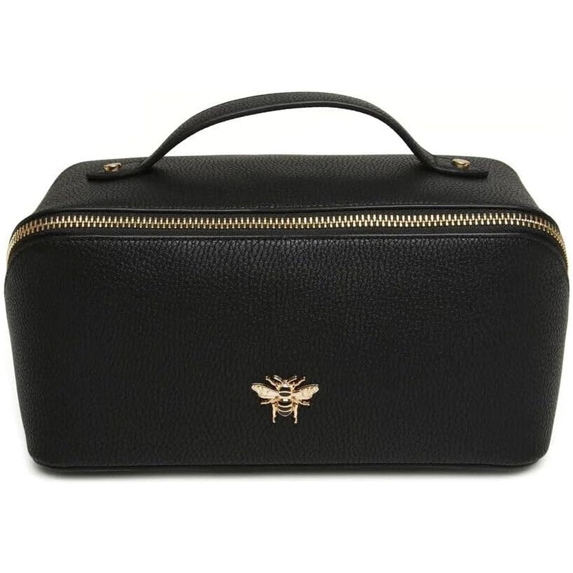 Alice Wheeler London Mini Train Luxury Beauty Case (Black)