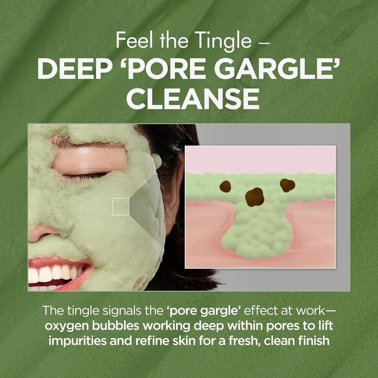 P.CALM Holy Basil BP.CALM Holy Basil Bubble Deep Mask – 90g | Blackhead & Pore-Cleansing Clay-to-Bubble Mask
