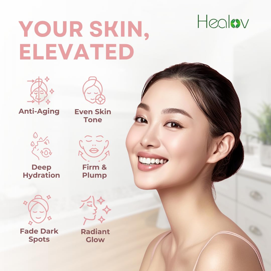 Healov PDRN Facial Cream – 50g | Advanced Salmon DNA Repair & Deep Hydration Moisturizer