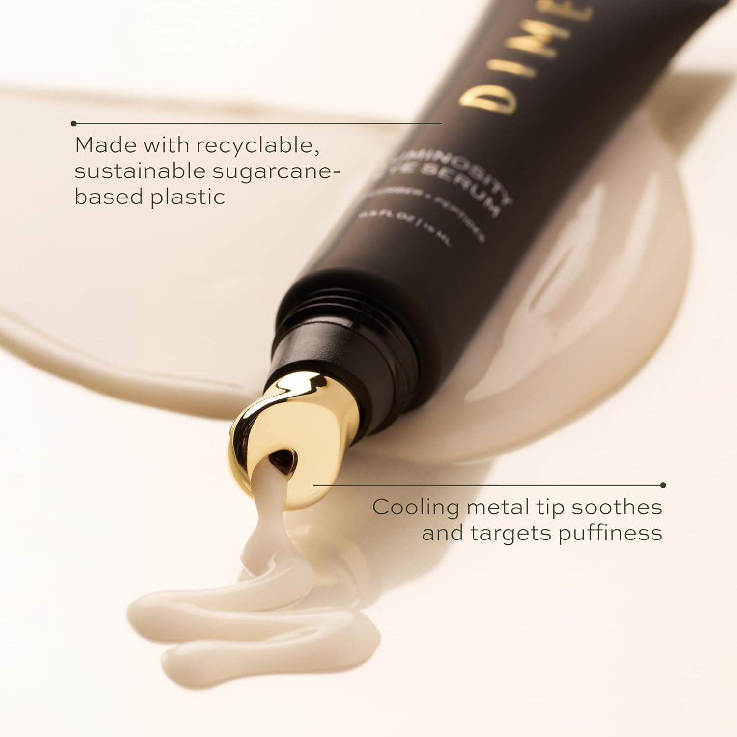 Dime Luminosity Eye Serum – 15ml | Brighten, Depuff & Smooth Fine Lines