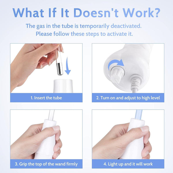 Yofuly Portable High-Frequency Face Wand –  Blue