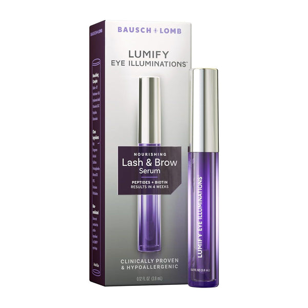 LUMIFY Eye Illuminations Nourishing Lash & Brow Serum – 3.8ml | Fuller-Looking Lashes & Brows in 4 Weeks