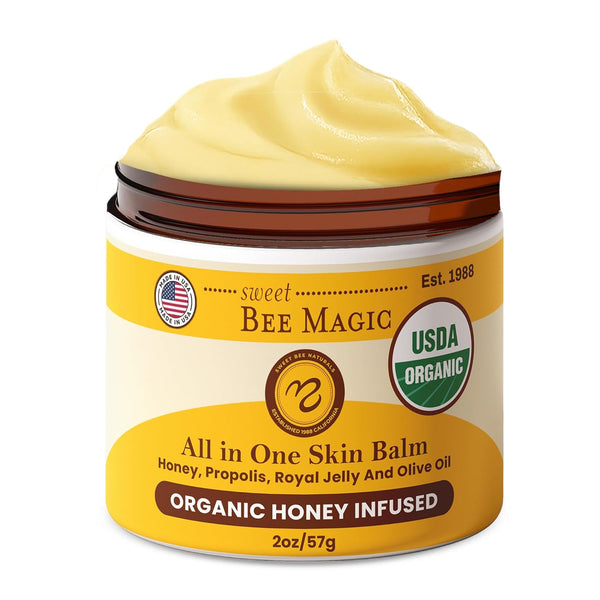Sweet Bee Naturals Sweet Bee Magic All in One Skin Balm – 57g | Organic Honey Infused