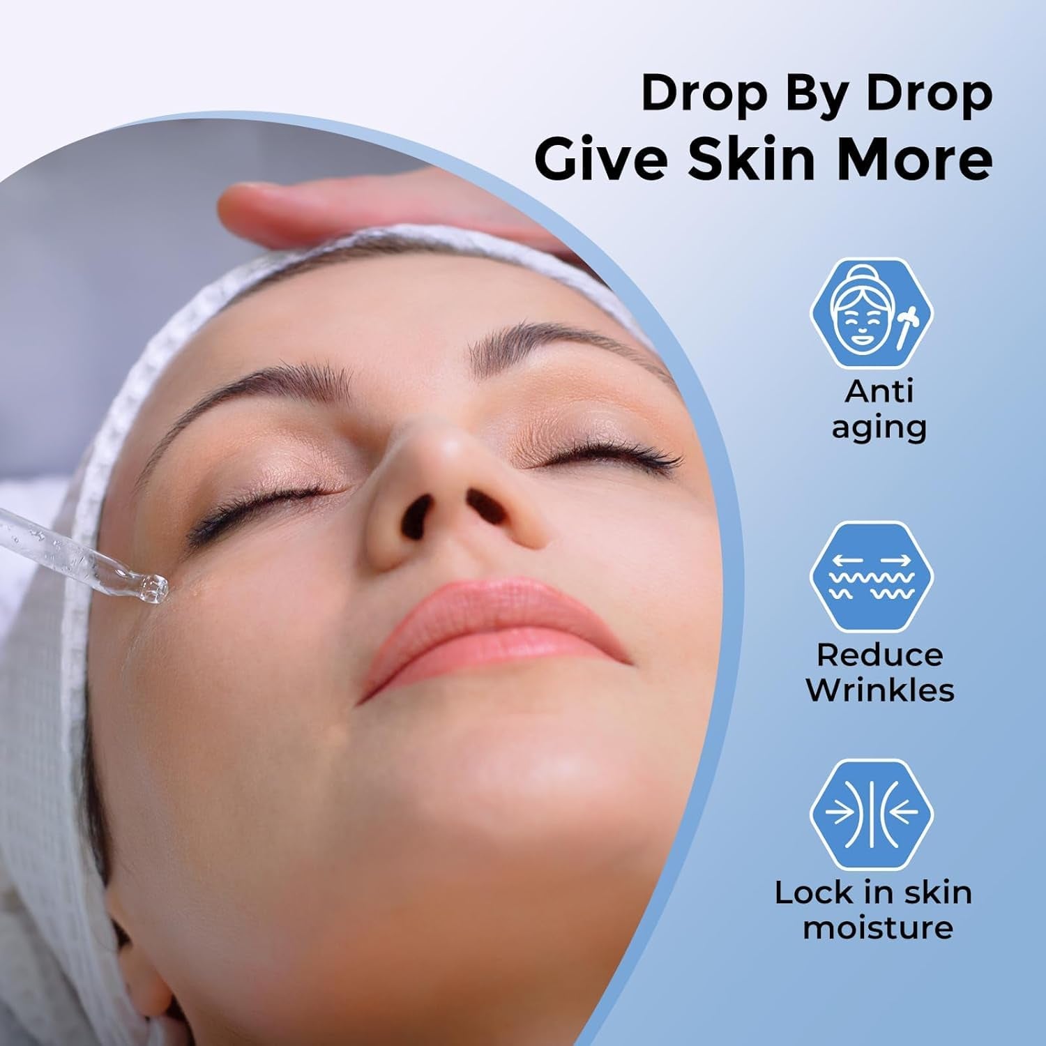 Hyaluronic Acid Serum for Face anti Aging, Fine Lines, Dark Spots, & Dry Skin - Hydrating Facial Serum - Best Face Serum for Moisturizing and Wrinkle Reducing, 1 Fl Oz