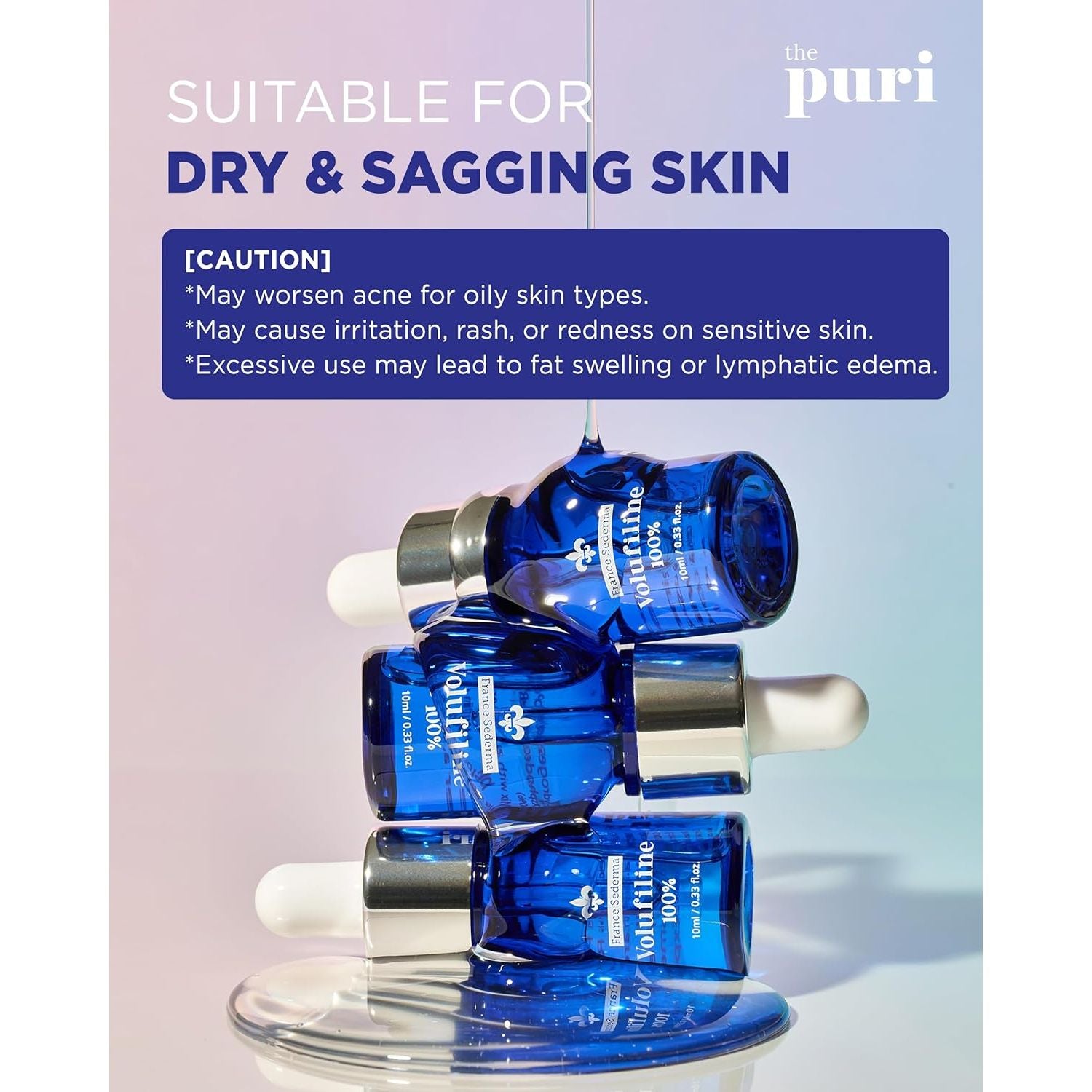 THEPURI 100% Volufiline Serum – 10ml | Plumping, Firming & Wrinkle Care