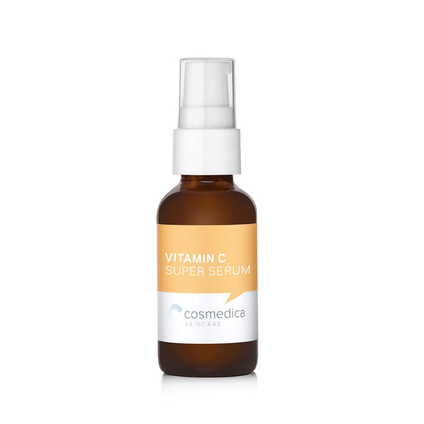 Cosmedica Skincare Vitamin C Super Serum – 60ml | Brightening, Anti-Aging Serum with 20% Vitamin C, Hyaluronic Acid & Vitamin E
