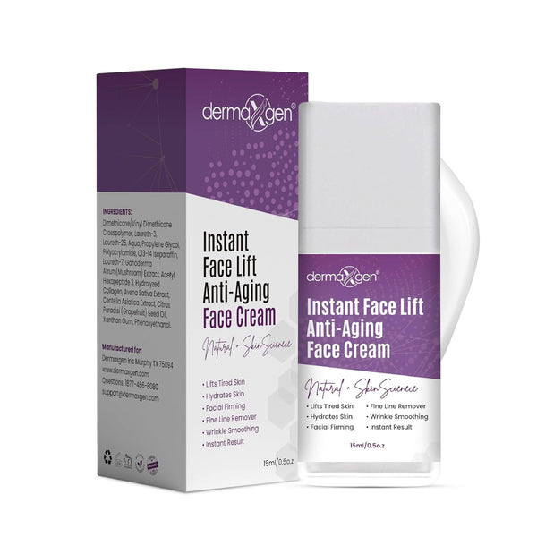DERMAXGEN Instant Face Lift Anti-Aging Face Cream – 15ml | Instant Tightening & Wrinkle Smoothing