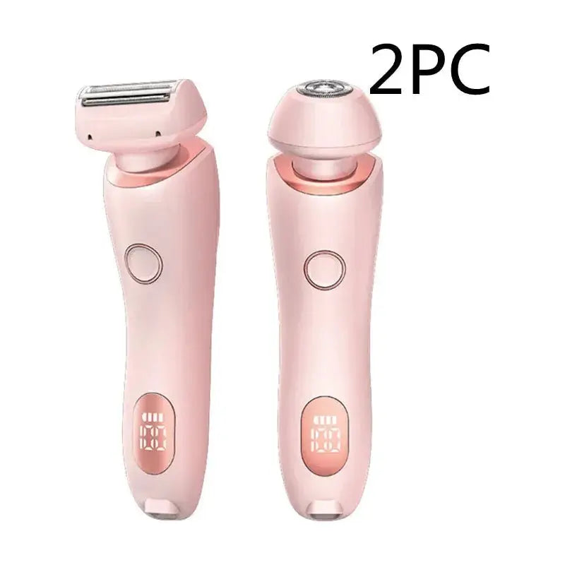 2 - in - 1 Rechargeable Hair Removal Epilator - Glam Global UK