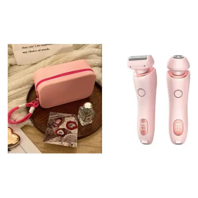 2 - in - 1 Rechargeable Hair Removal Epilator - Glam Global UK