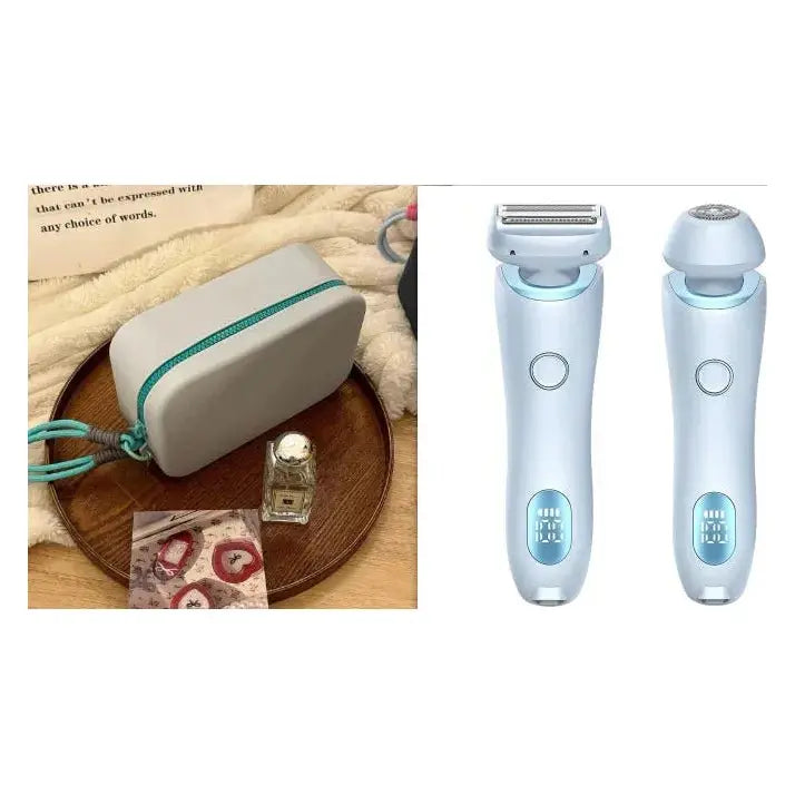 2 - in - 1 Rechargeable Hair Removal Epilator - Glam Global UK