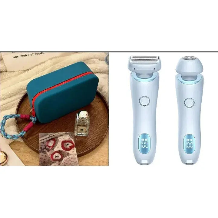 2 - in - 1 Rechargeable Hair Removal Epilator - Glam Global UK