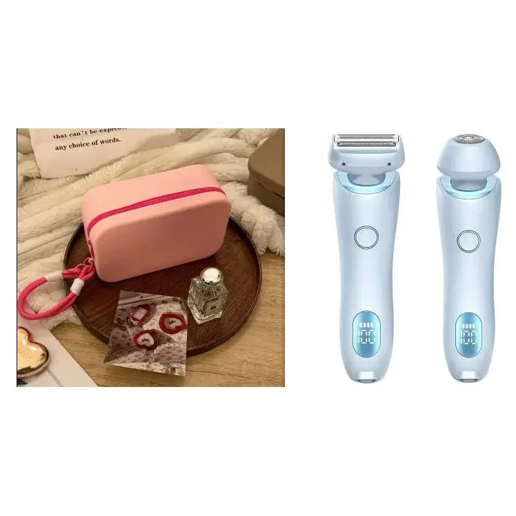 2 - in - 1 Rechargeable Hair Removal Epilator - Glam Global UK