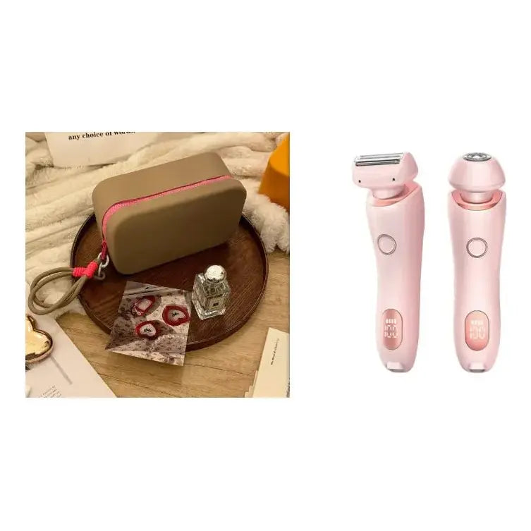 2 - in - 1 Rechargeable Hair Removal Epilator - Glam Global UK