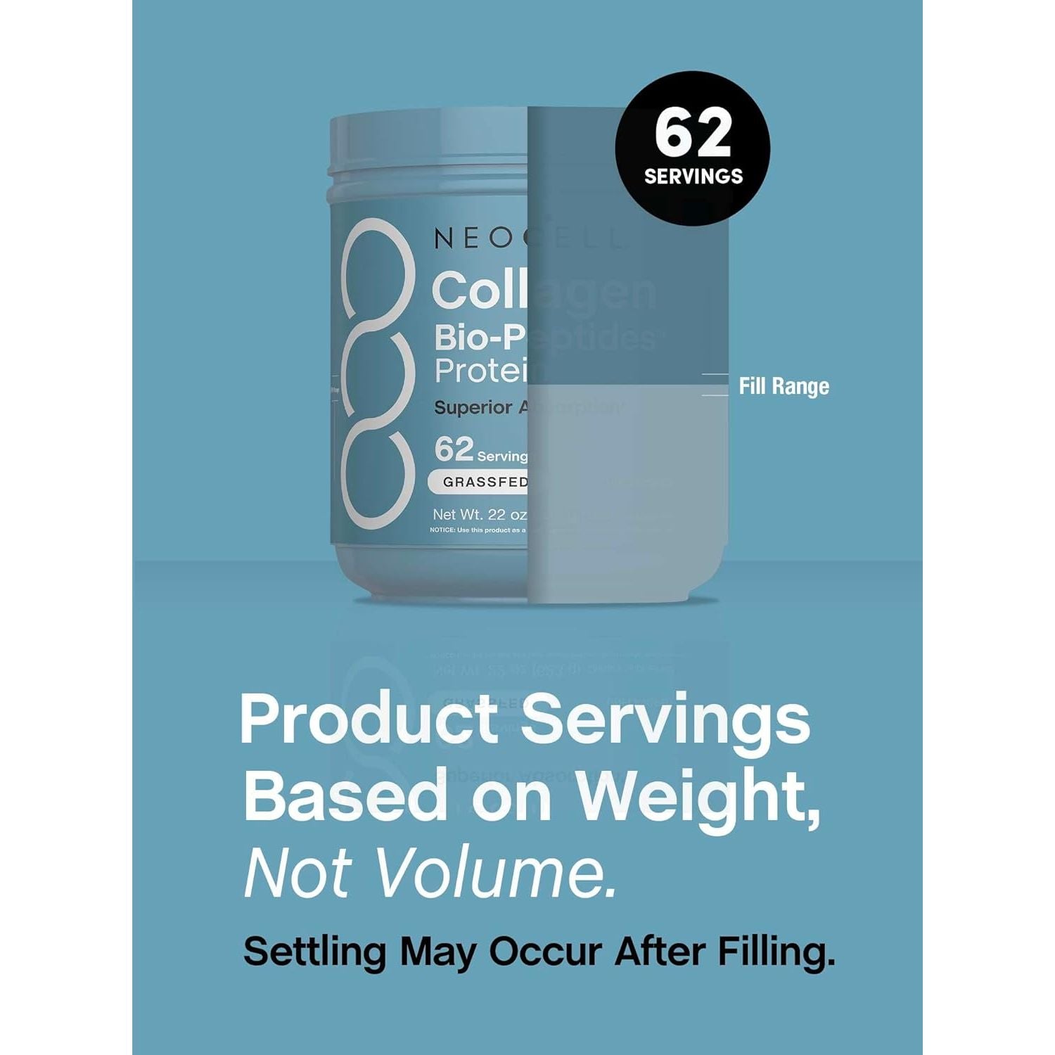 NeoCell Collagen Bio-Peptides Protein Powder - 623g