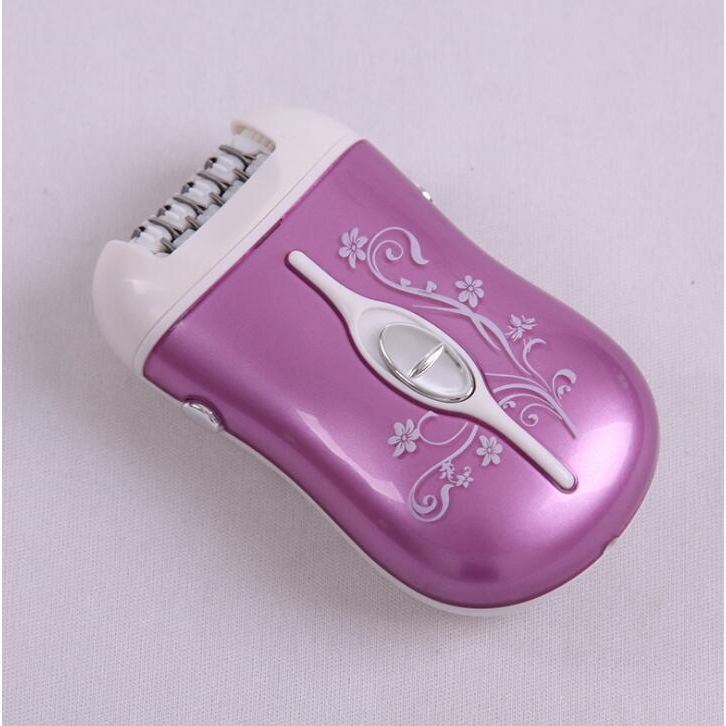 3-in-1 Electric Epilator & Hair Removal Kit for Women – Two-Speed Rechargeable Bikini, Face & Body Trimmer (Purple, 220-240V)