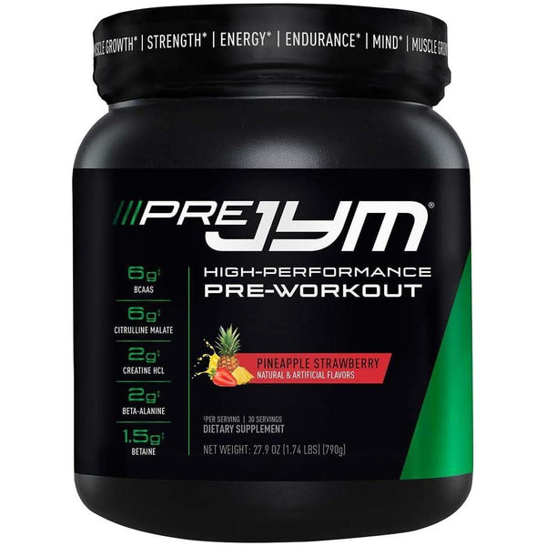 JYM Supplement Science PreJYM High-Performance Pre-Workout – 790g | Pineapple Strawberry | Strength, Endurance & Mental Focus