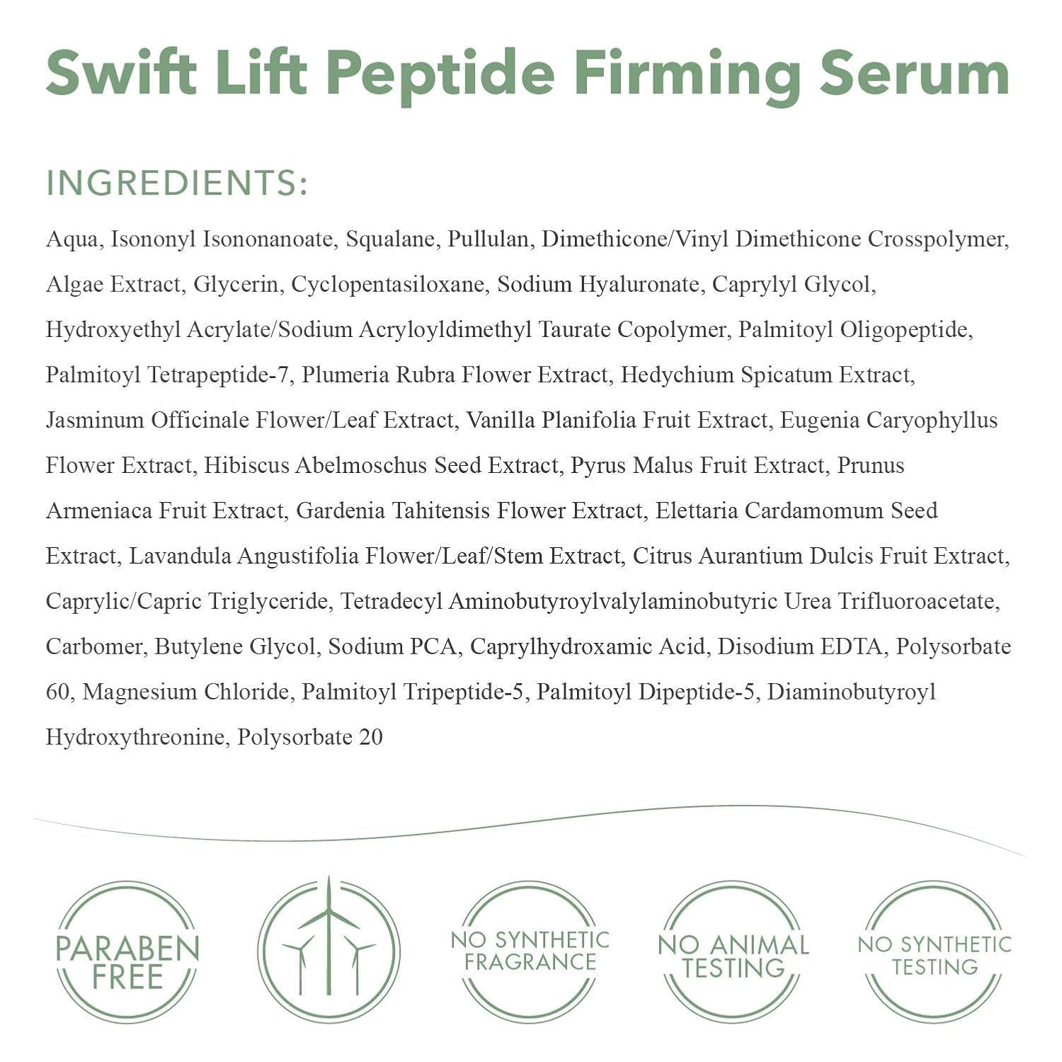 emerginC Swift Lift Peptide Firming Serum – 30ml | Intensive Age-Fighting & Hydrating