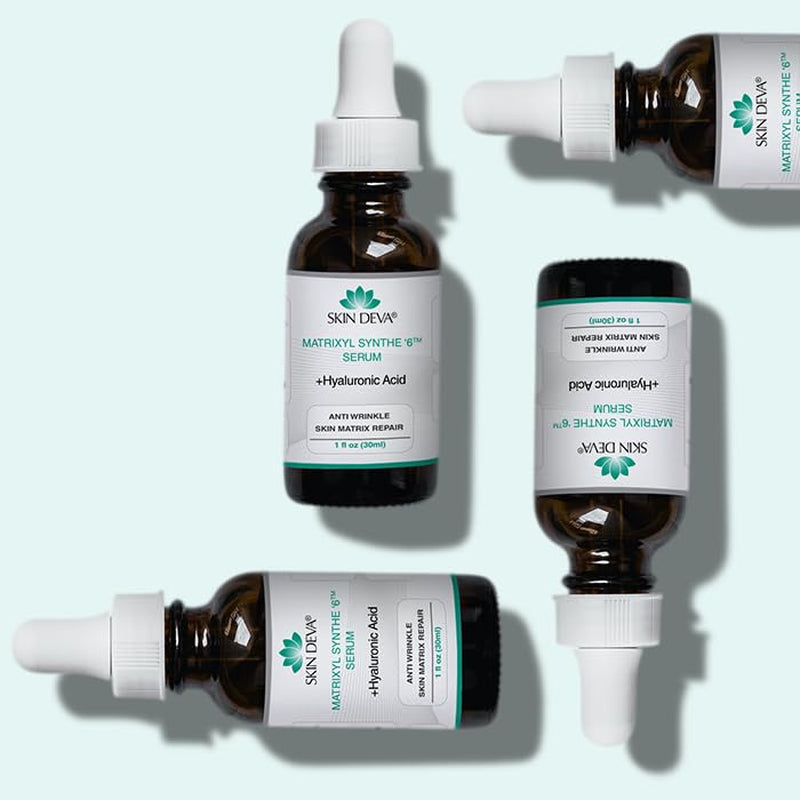 SKIN DEVA Matrixyl Synthe 6™ Serum + Hyaluronic Acid – 30ml | Anti-Wrinkle & Skin Firming Treatment