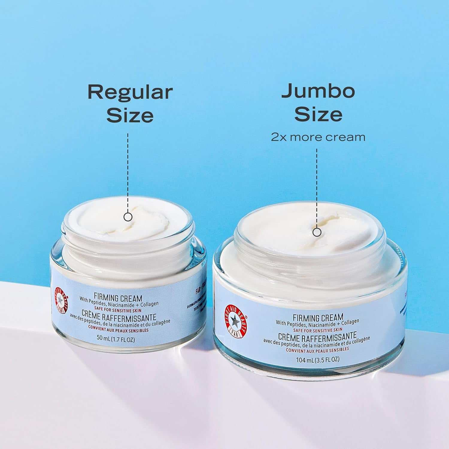 First Aid Beauty Firming Cream – 104ml | Collagen-Boosting Moisturizer for Youthful, Plump Skin